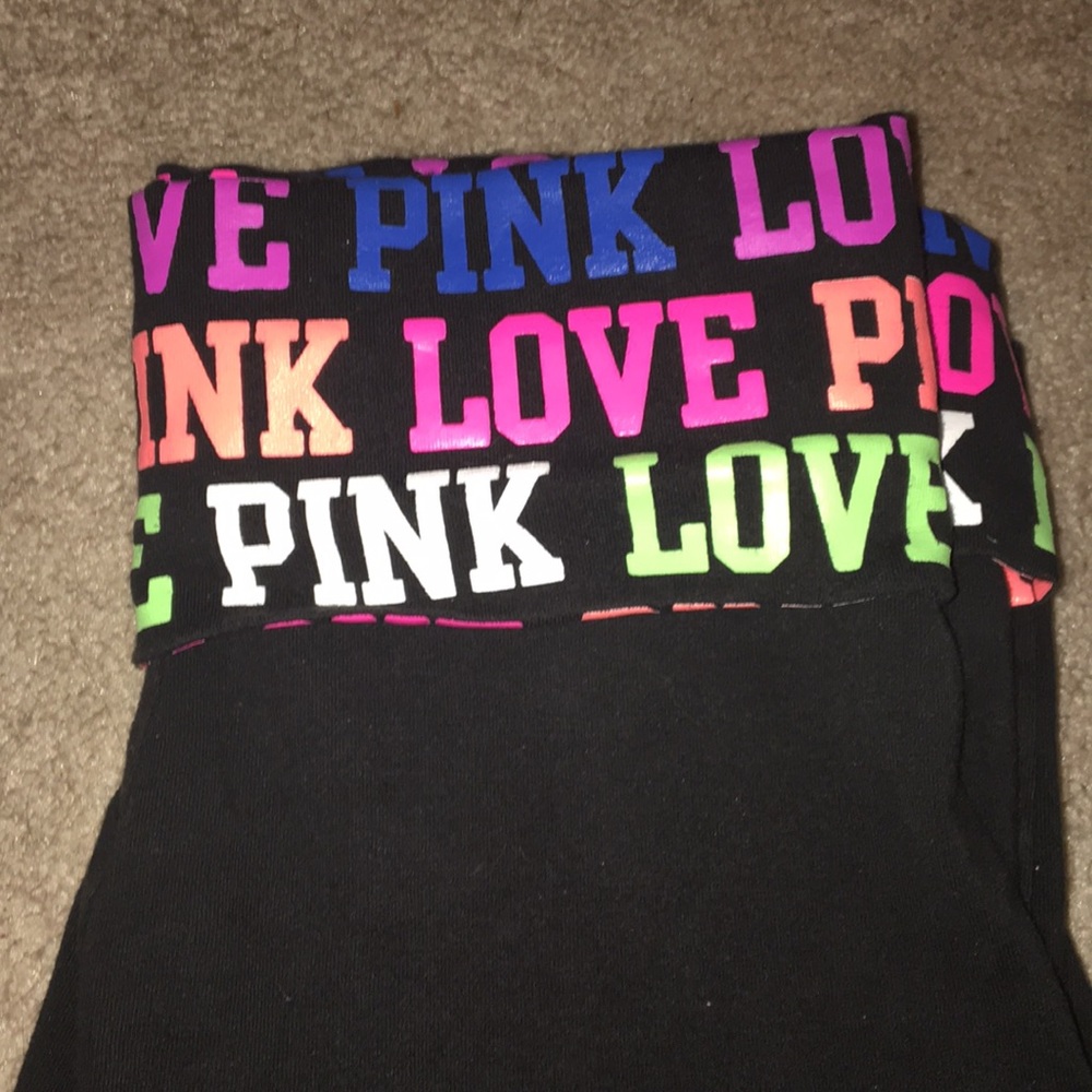 Pink yoga pants